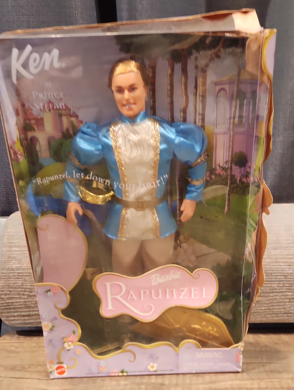 2001 Vtg.Barbie As Repunzel Ken As Prince Stefan In Org. Box